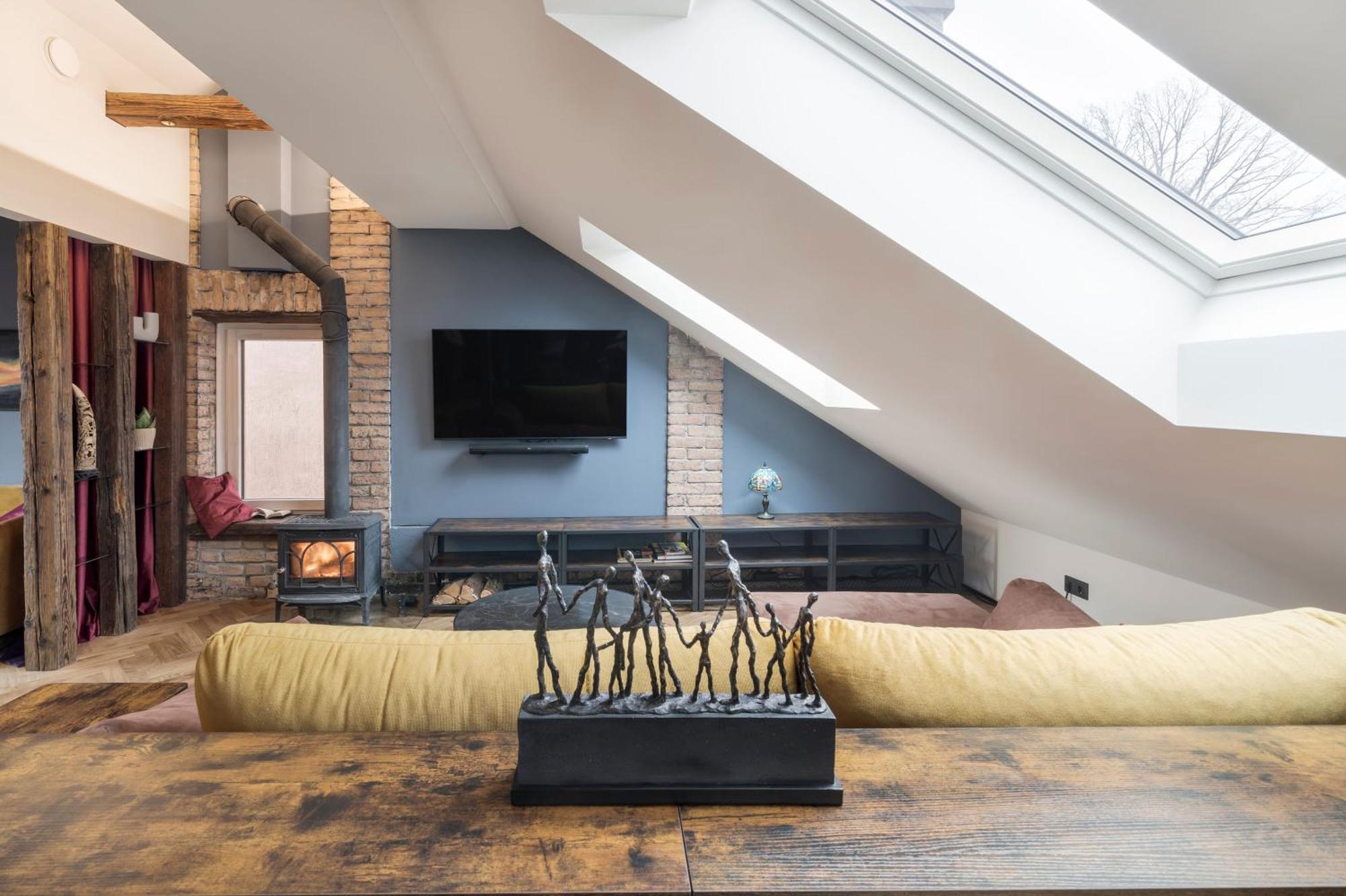 빌뉴스 Cozy Penthouse 아파트 외부 사진
